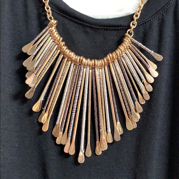 Bib Style Statement Necklace - Picture 3 of 3